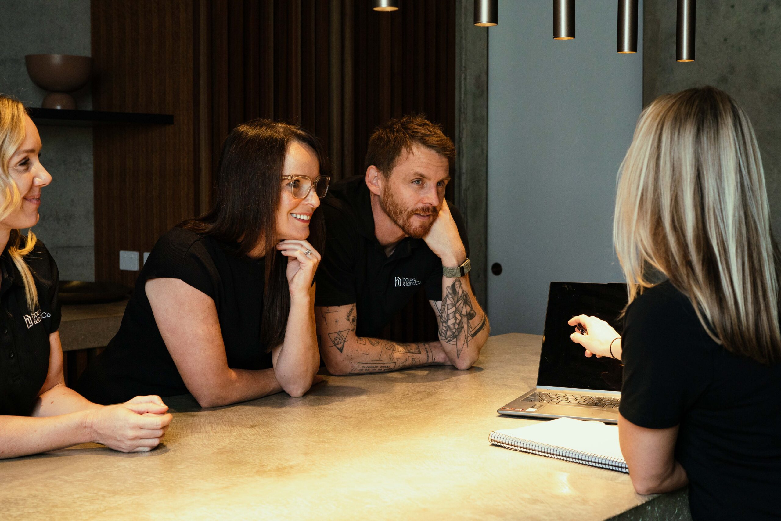 The House and Land Co Discuss Home Requirements With A Buyer